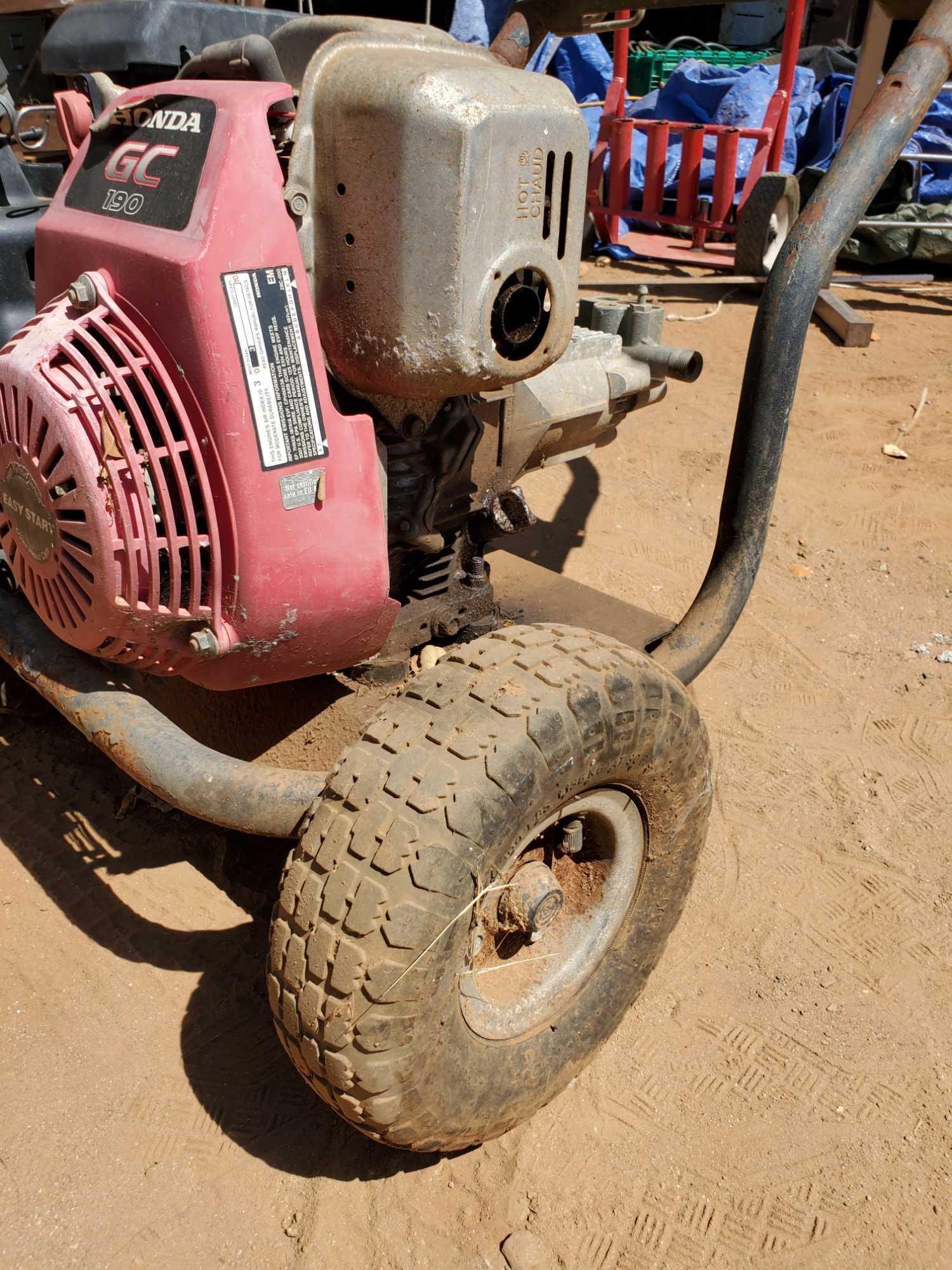 Honda GC 190 Gas Powered Pressure Washer