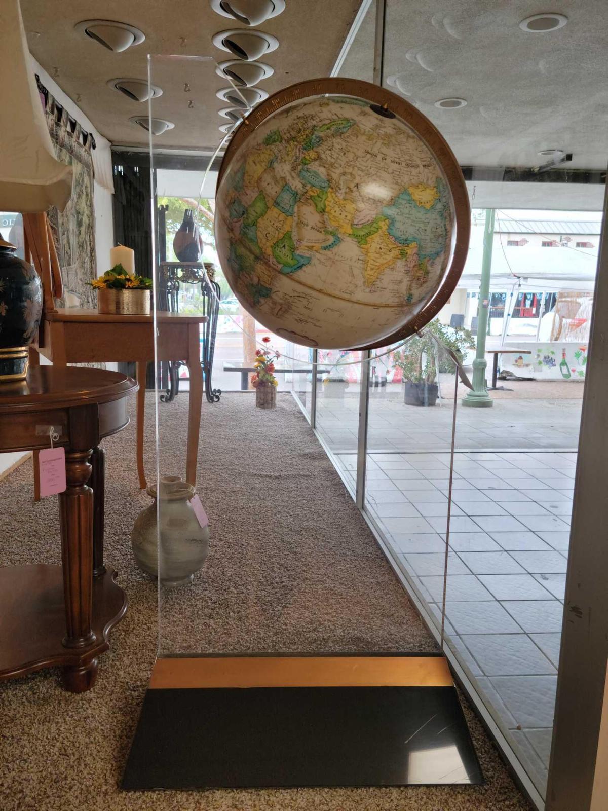 Beautiful Globe in Lucite stand