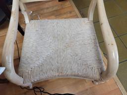 White washed oversized Cushion chair