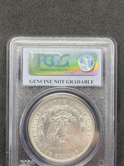 PCGS 1887 Genuine Morgan Dollar 7 Over 6 Variety?