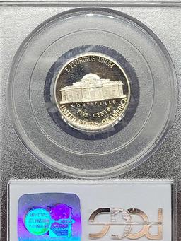 Trio of modern PCGS graded Jefferson Nickels, 1982-D MS65, 1992-S PR69DCAM, 1996-S PR69DCAM