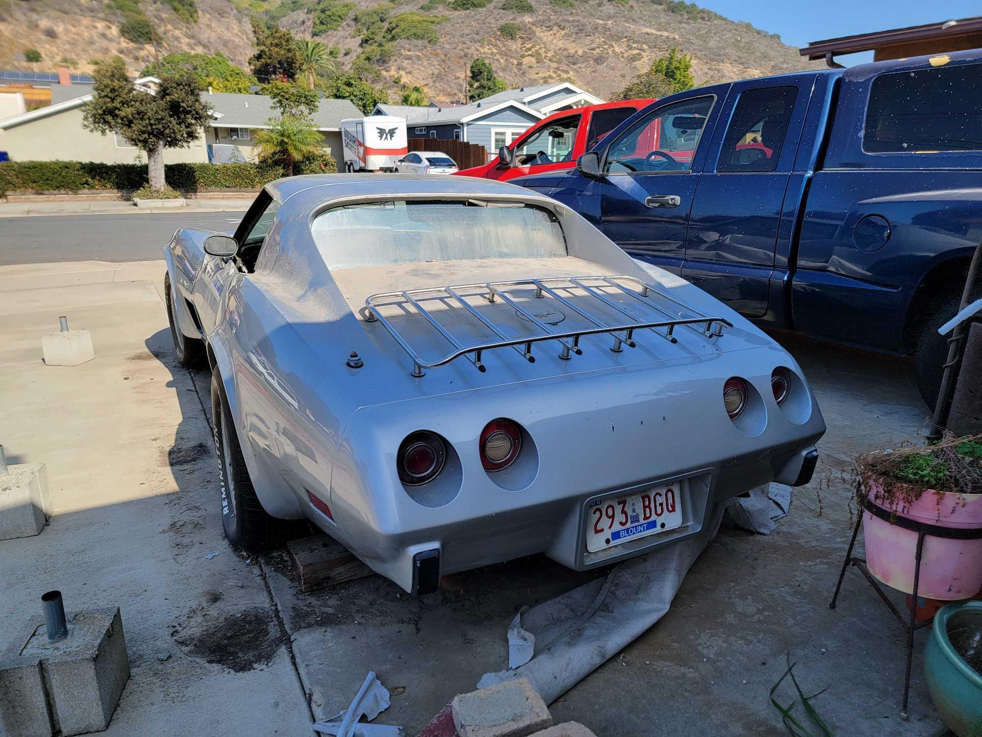 1977 corvette Odometer Says 3226 non running project car