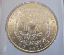 Morgan Silver Dollar 1891 Gem Bu Blazing Frosty white better date stunning