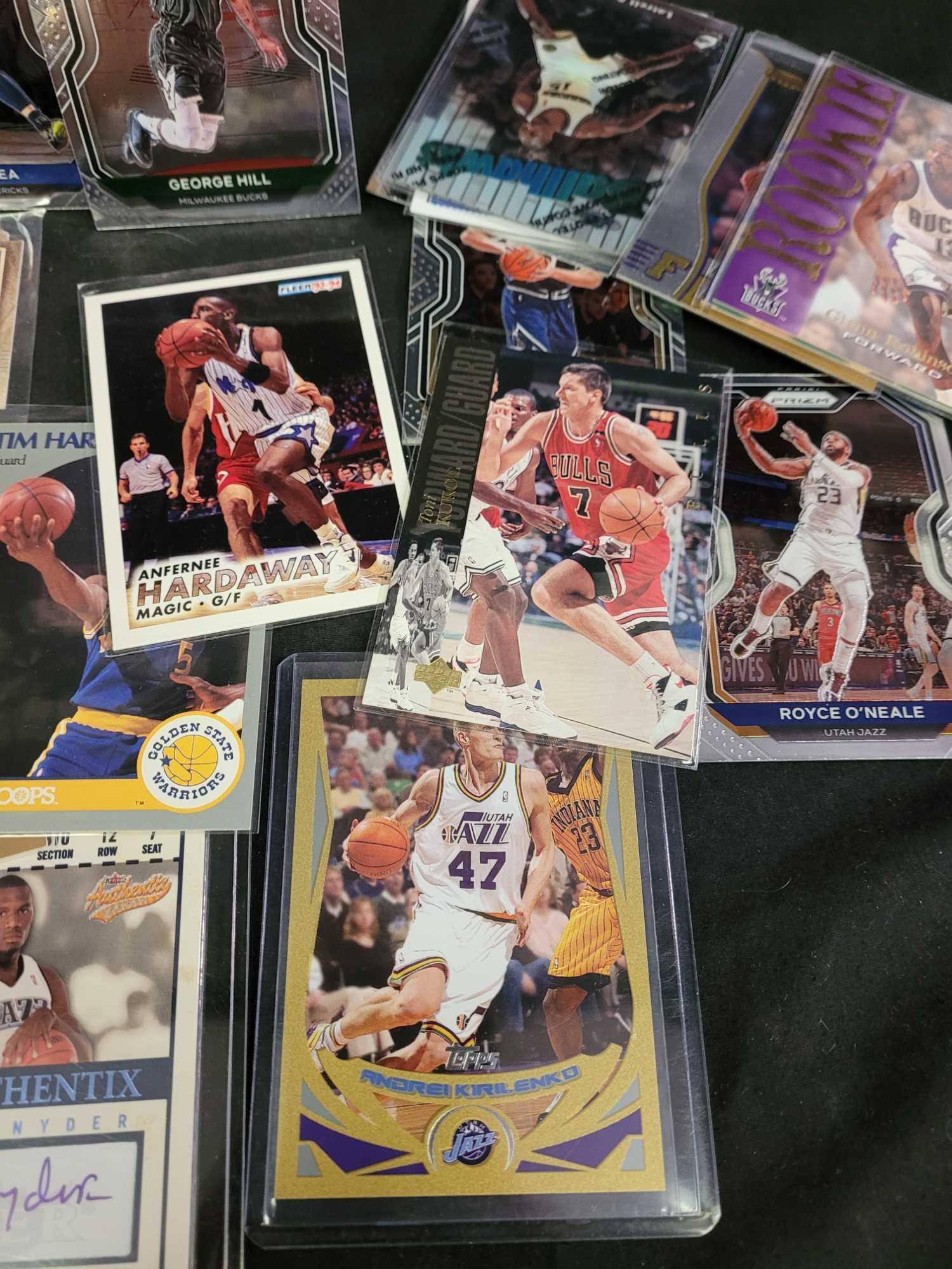 basketball cards older and newer card's HOF, Rookie