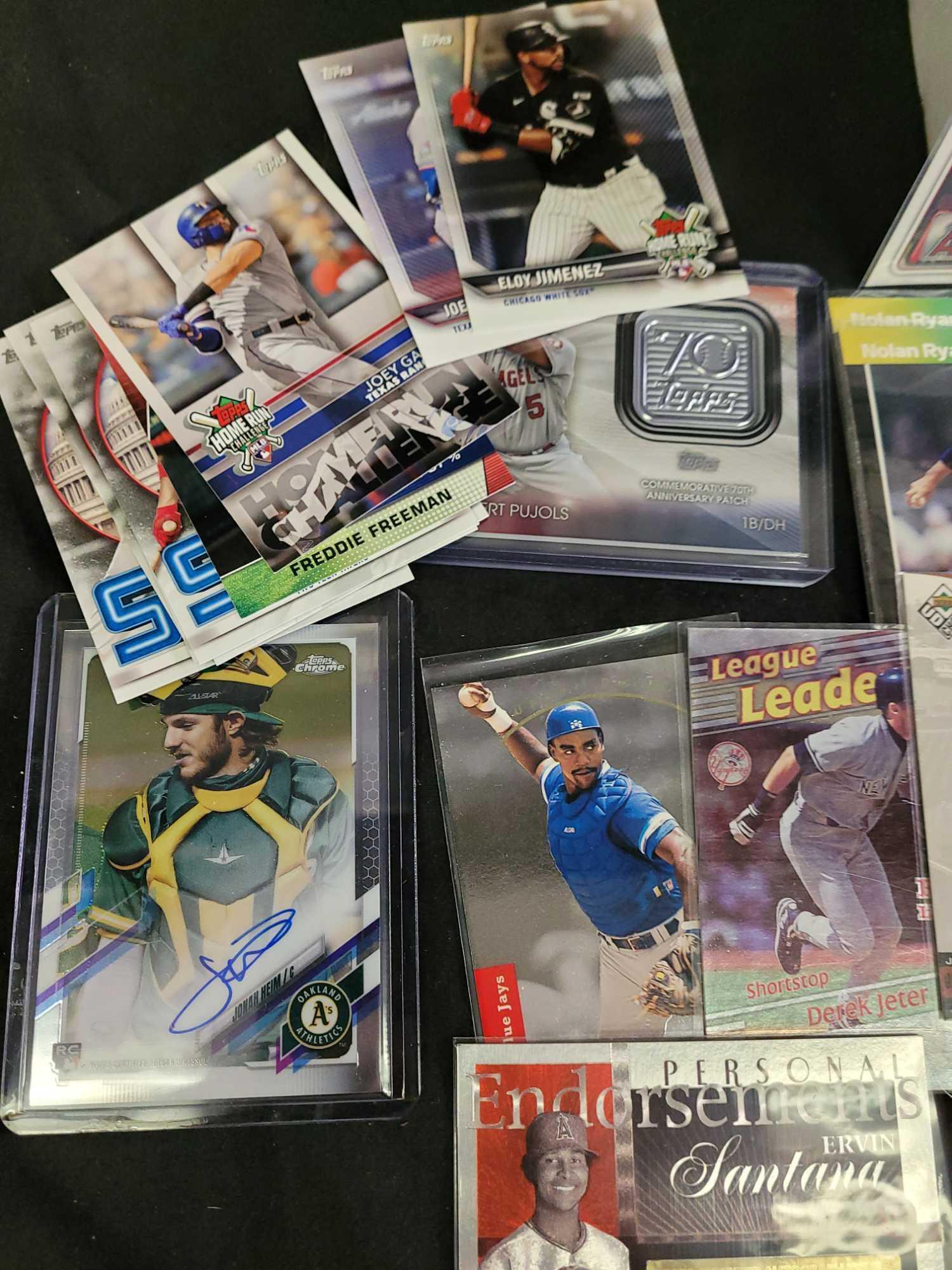 baseball cards. older and new. Rated Rookies