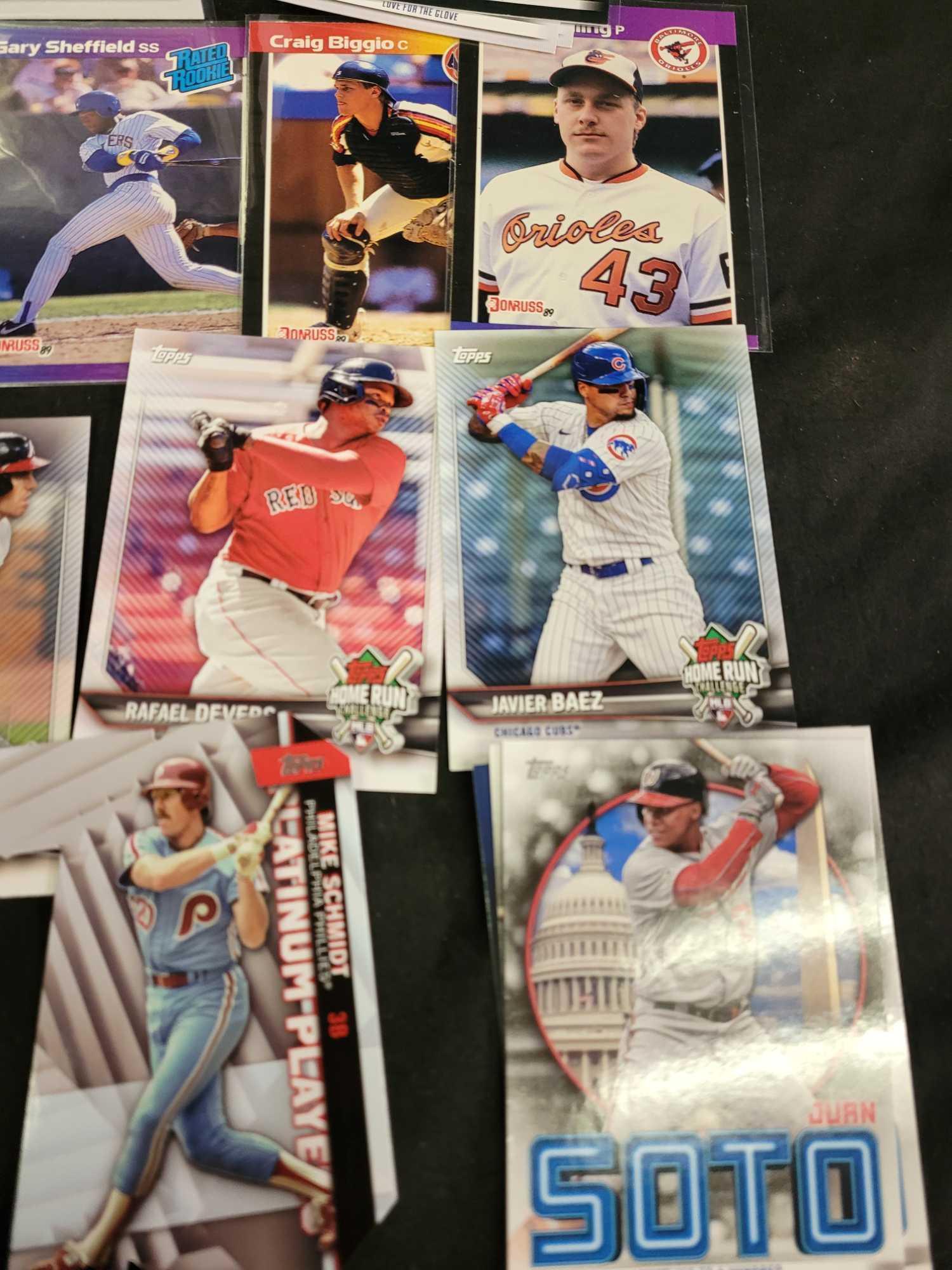 baseball cards. older and new. Rated Rookies
