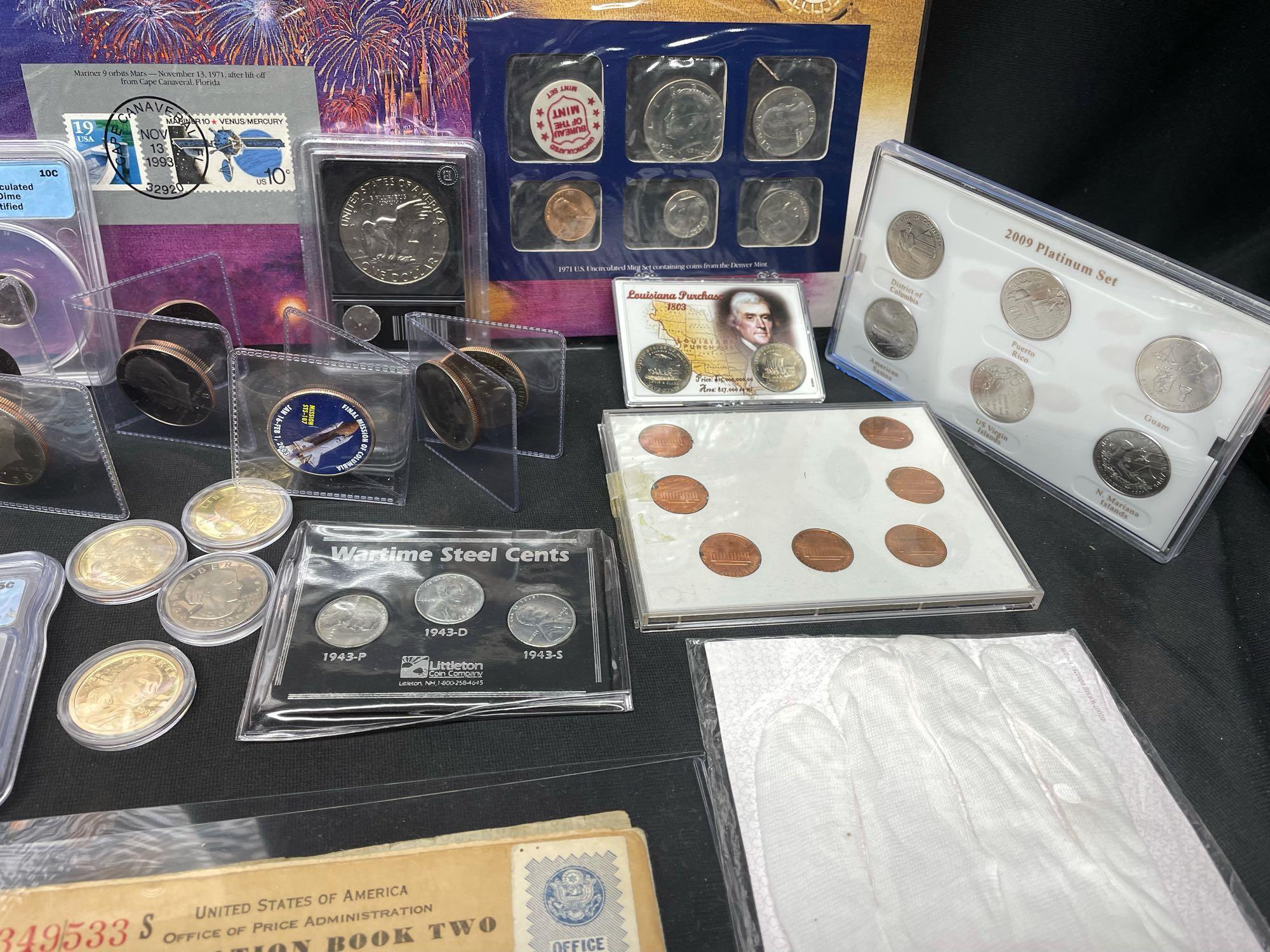 Massive Estate Lot: Slabs, Silver, Proof Sets, Mint Sets, Currency, Unc Rolls