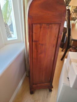 Beautiful rounded curio cabinet