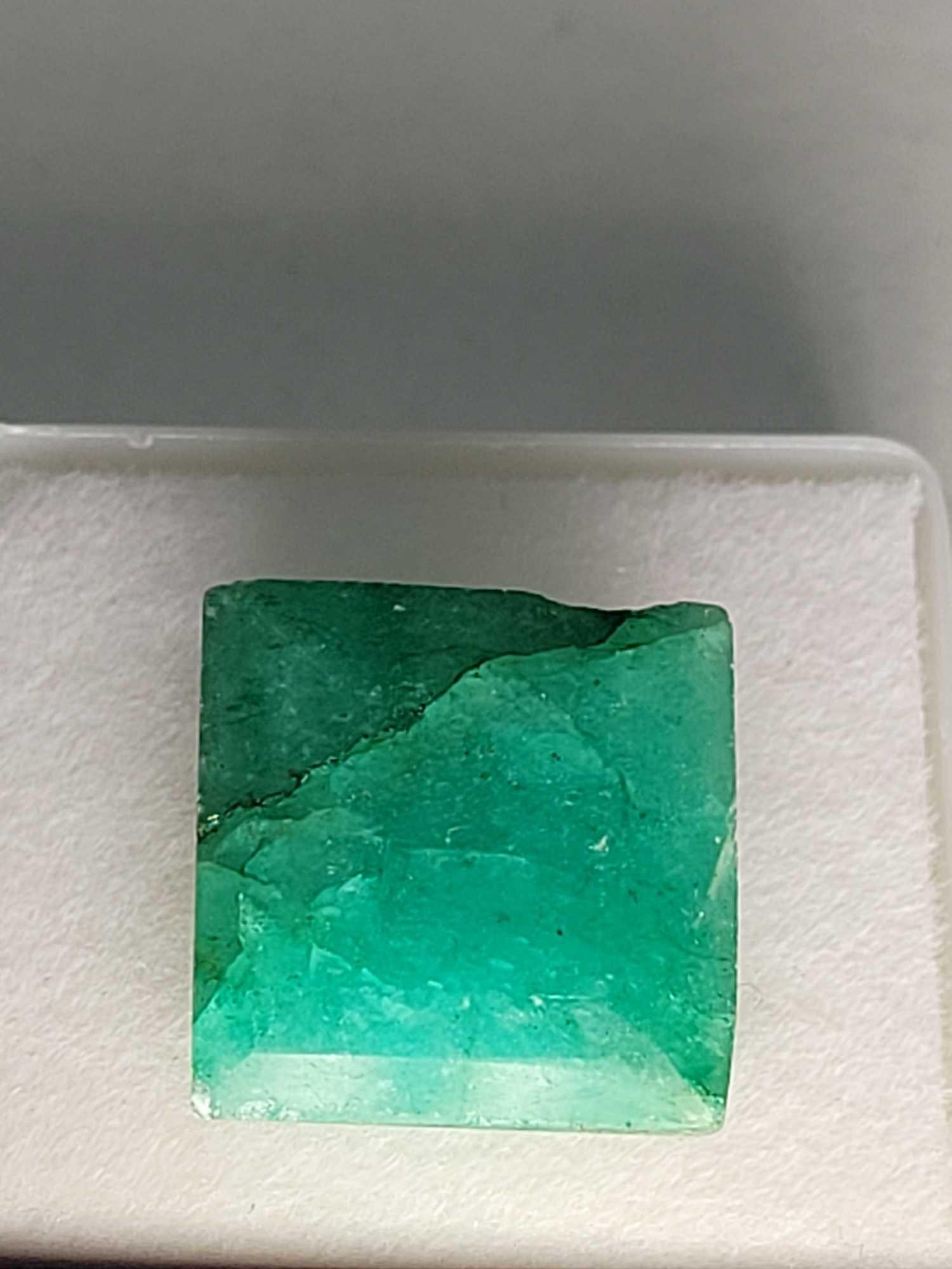 Emerald lot of 2 19.74ct earth mined gemstone Stunning lot Beautiful color