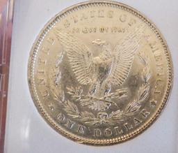 Morgan silver dollar 1896 gembbu pastel Rainbow high grade ms+++