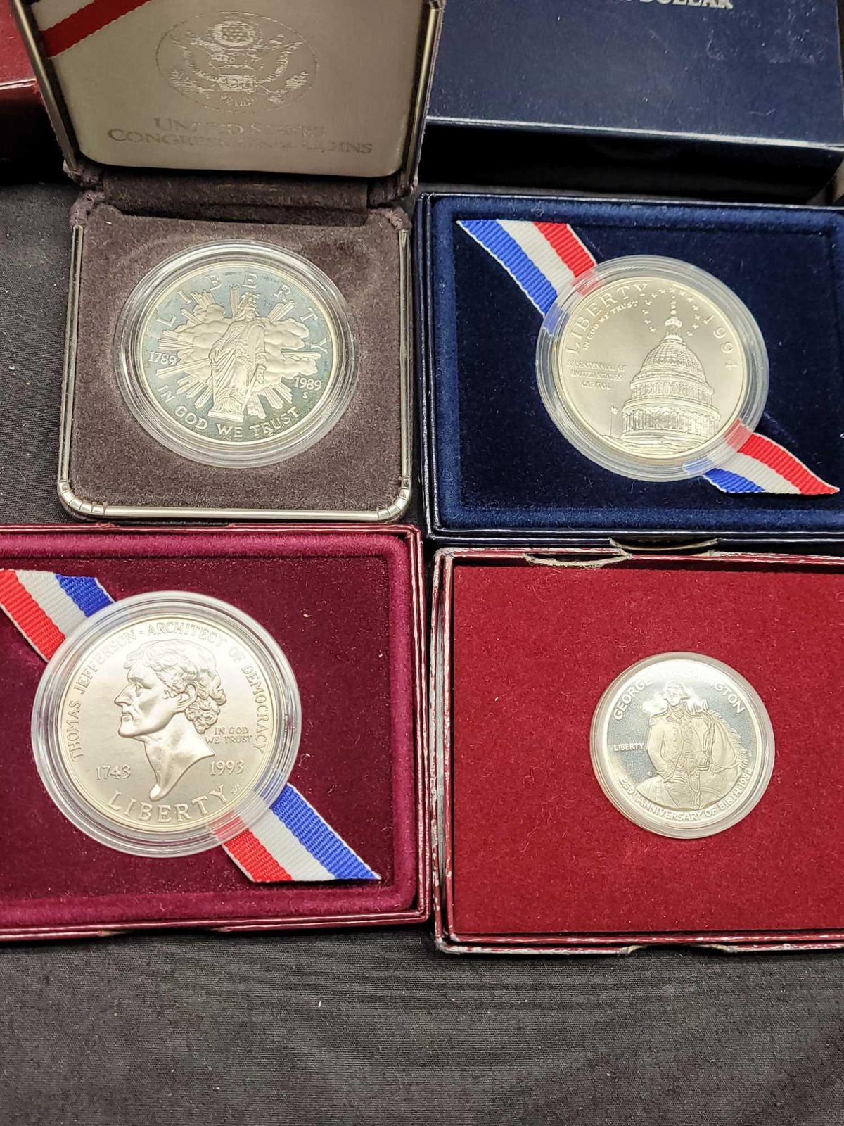 Silver coin lot 4 coins