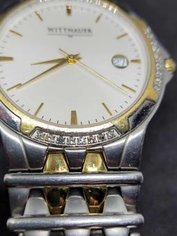Wittnauer Sterling silver and Diamond Watch