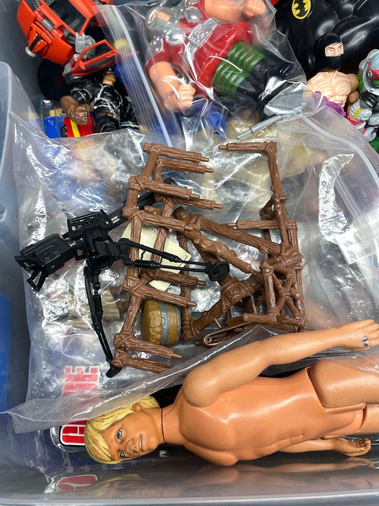 Huge Massive Vintage Action Figure Lot. Star Wars, He Man, Ninja Turtles, Kaiju, Spider Man , Marvel