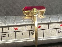 14k Gold Ruby Ring