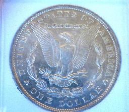 Morgan silver dollar 1880/80 o ddo toned unc nice find