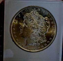Morgan silver dollar 1880 s gem bu blazing pl glassy stunner satin white ms++++++