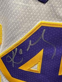 Lakers No 24 Jersey Signed by Kobe Bryant Heritage COA