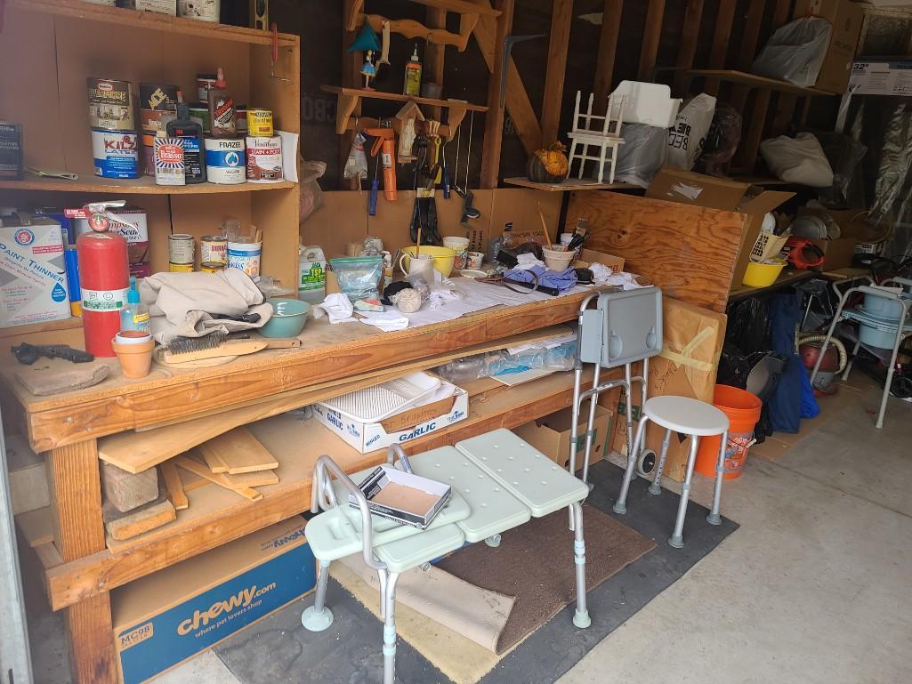 Garage - Tools, Carts, Unopened Boxes, Dollies, Moving Carts, etc.