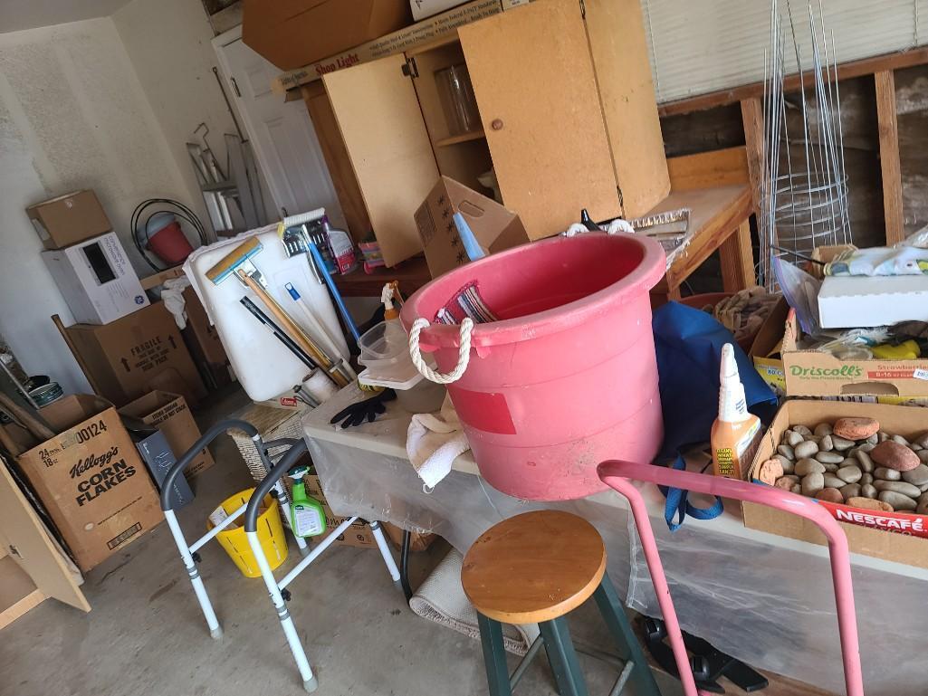 Garage - Tools, Carts, Unopened Boxes, Dollies, Moving Carts, etc.
