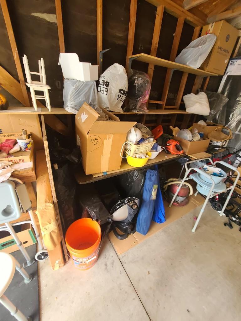 Garage - Tools, Carts, Unopened Boxes, Dollies, Moving Carts, etc.