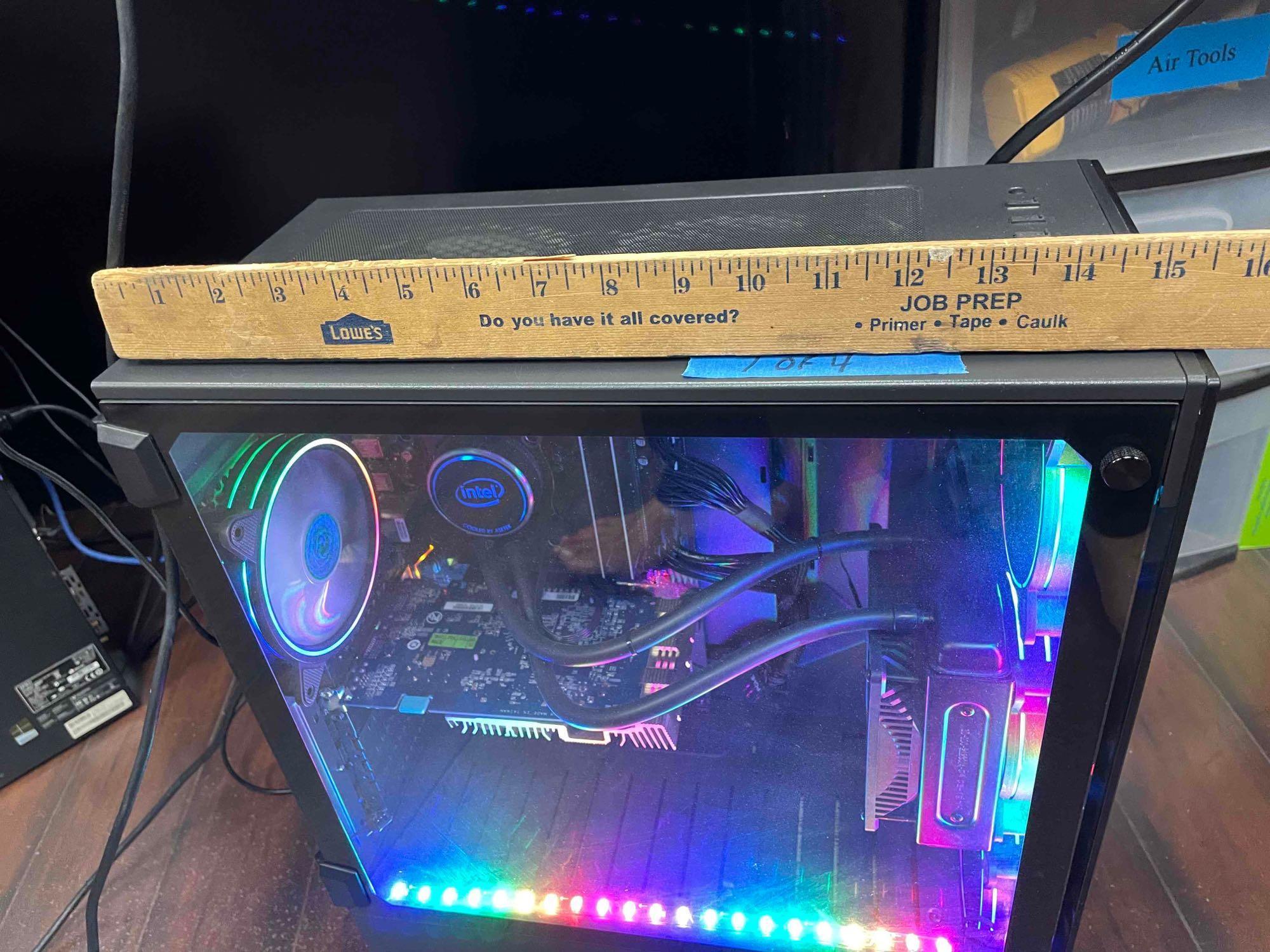 BGears Gaming PC. Multi Color Rainbow LED lights.