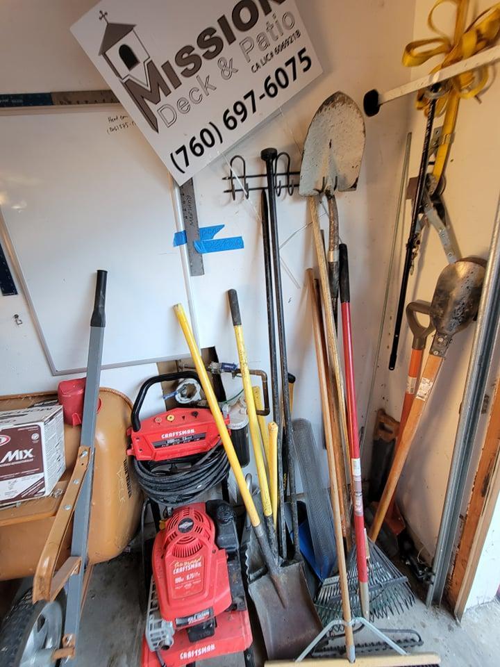 Garage Full of Tools - Retired Family Business