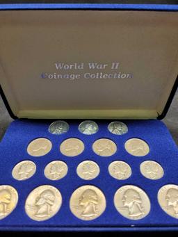 2 World war 2 coinage Collection silver coins