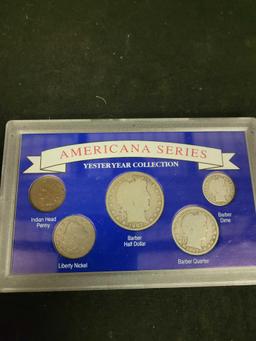 8 coin sets American Series, Symbols of American Freedom, six Decades of American silver coinage
