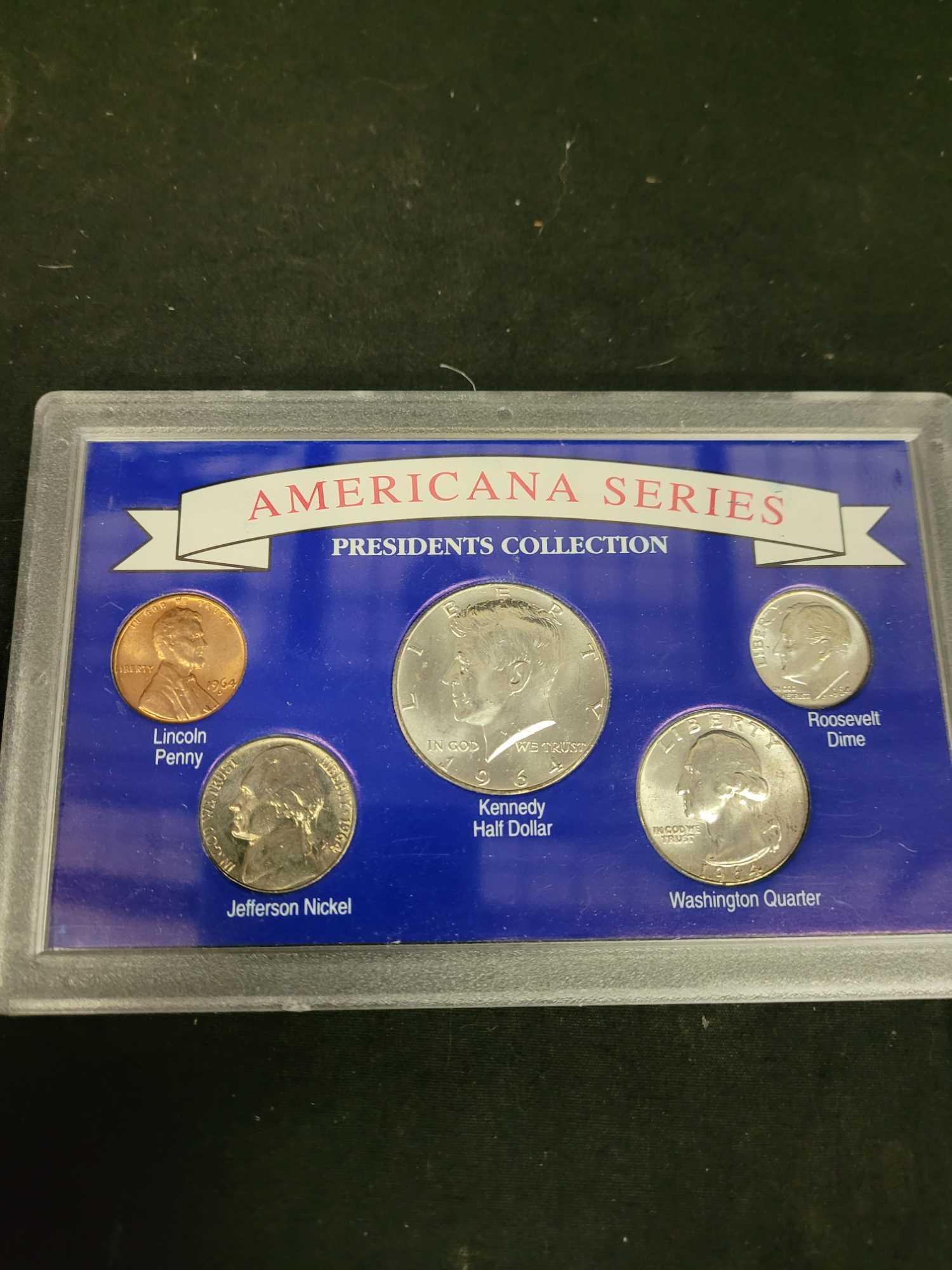 8 coin sets American Series, Symbols of American Freedom, six Decades of American silver coinage