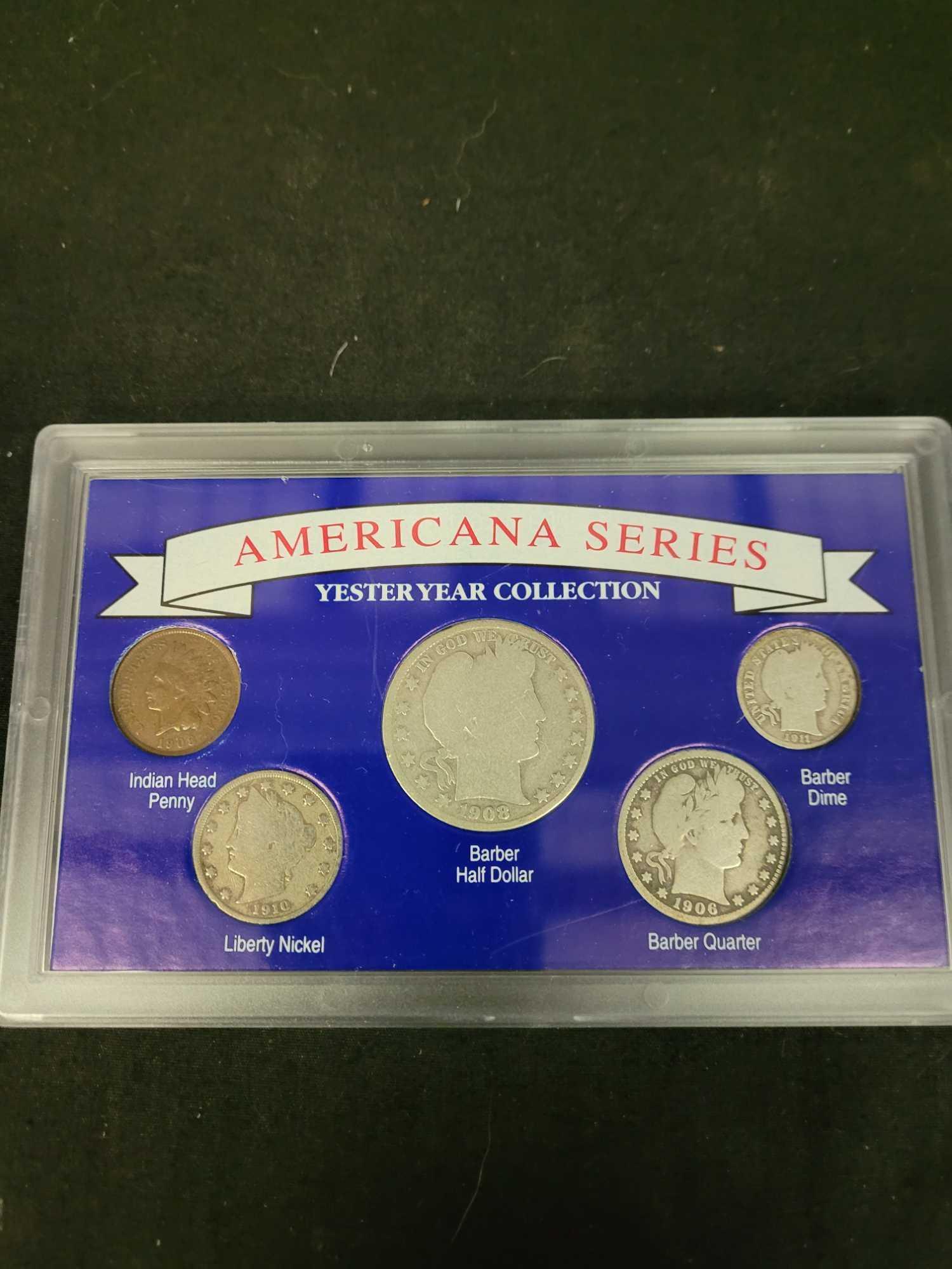 8 coin sets, Rare coins of the 20th Century series,