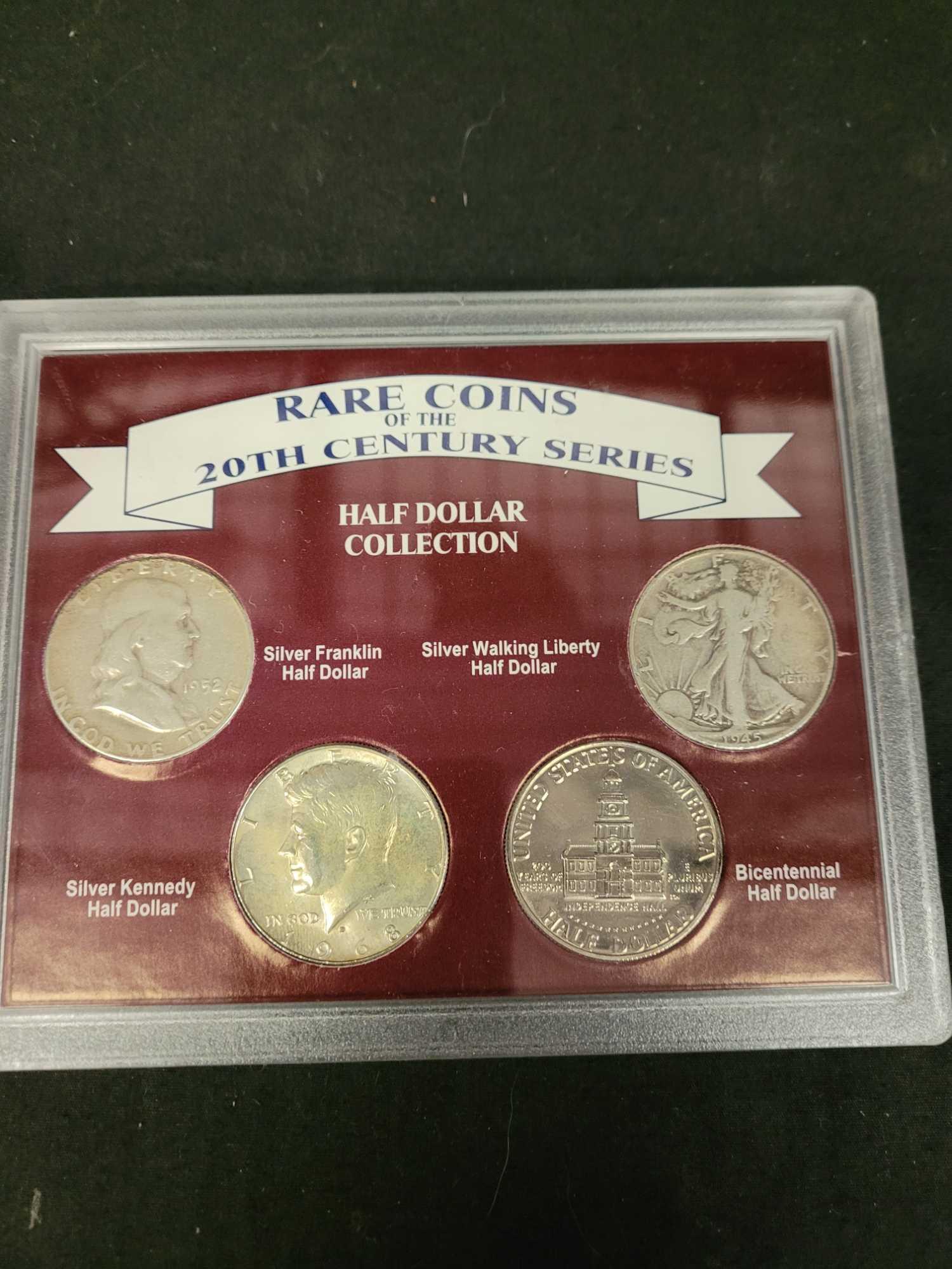8 coin sets, Rare coins of the 20th Century series,