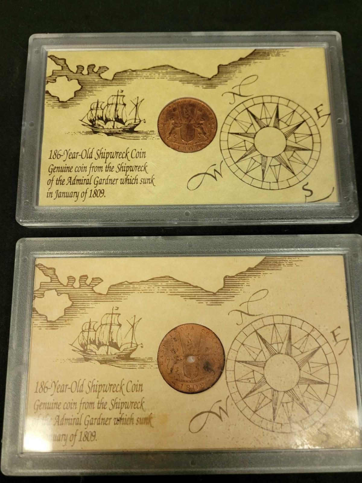 2 186 year old shipwreck Coin