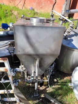 Lot of Stainless Steel Vats Water Treatment