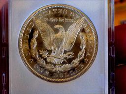 Morgan silver dollar 1880 s gem bu blazing proof like pl stunner glassy beauty