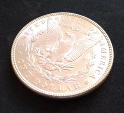 Morgan Dollar 1887. High Grade MS+ Gem. Sharp Contrast Near Flawless.