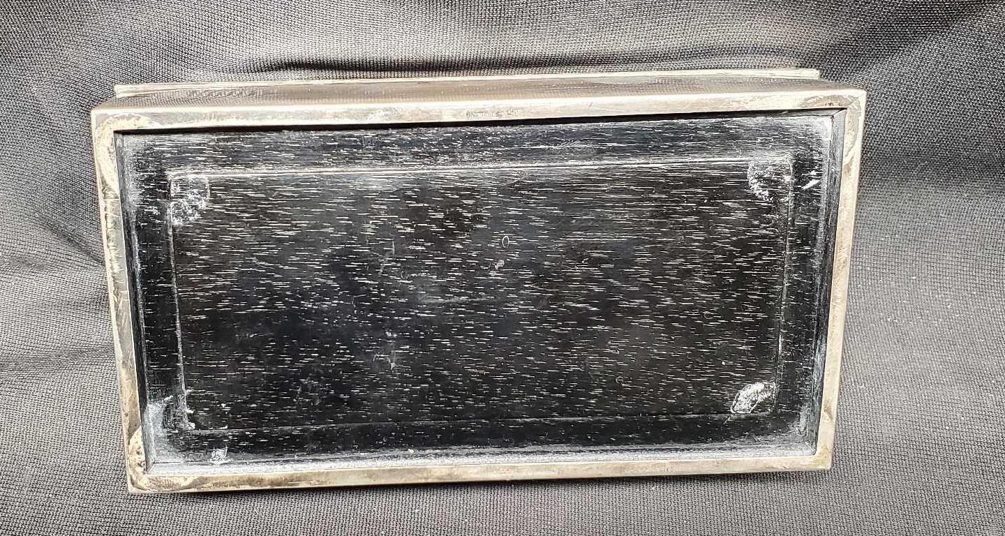 Silver Presentation Box US Naval Airforce VF - 92 Squadron