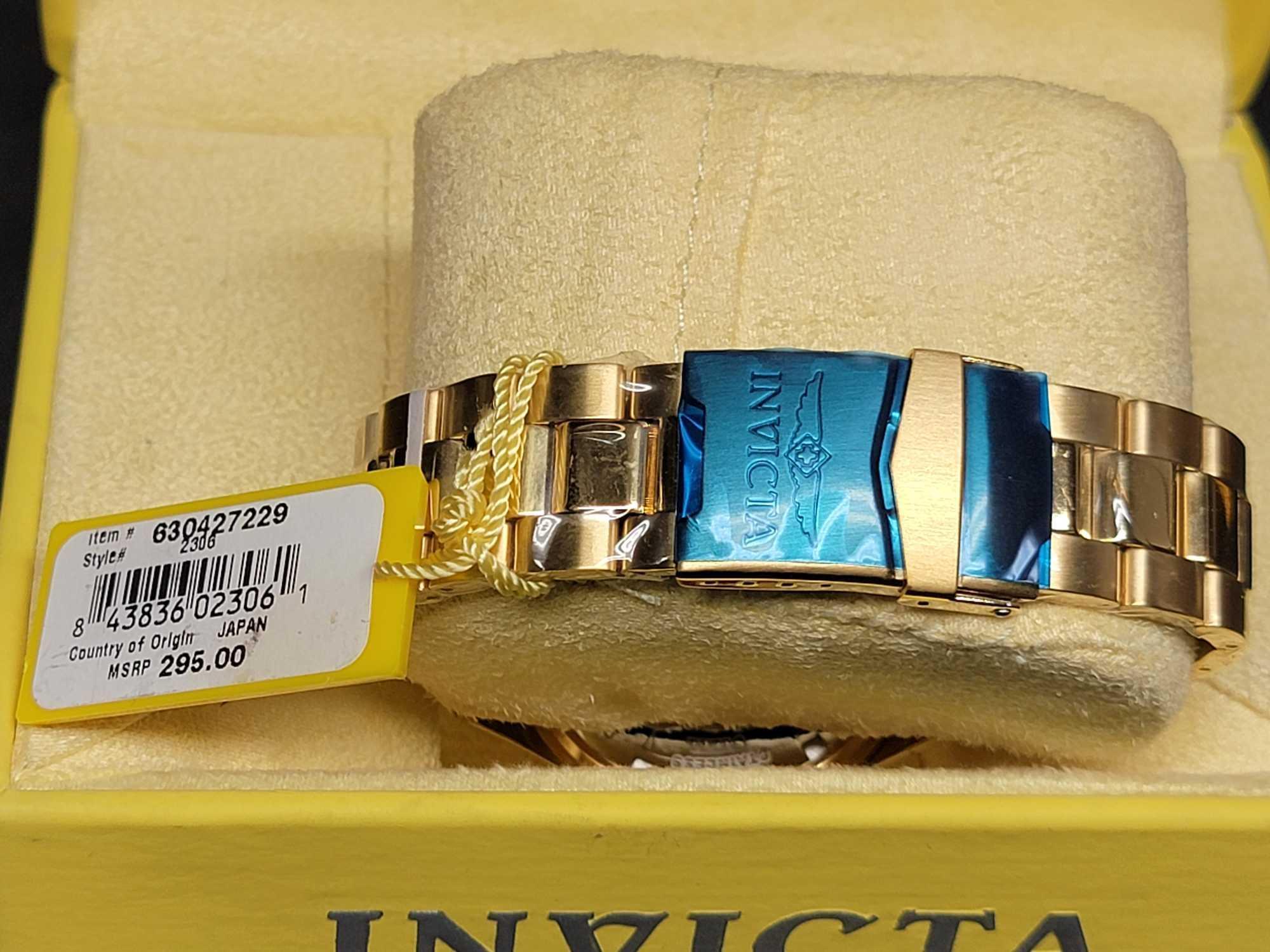 Invicta Mens 2306 Pro-Diver Collection 23k Gold-Plated Dive Watch