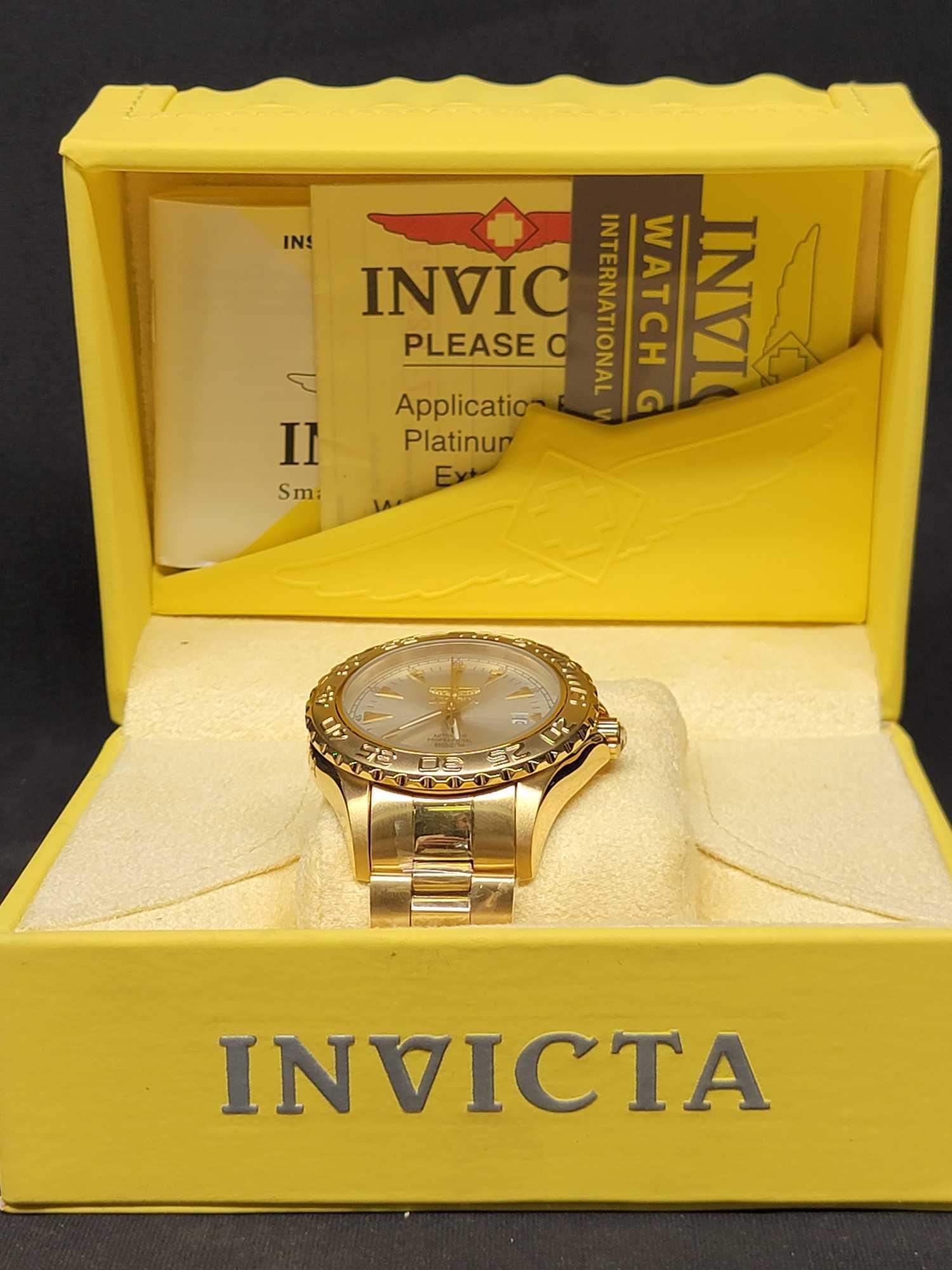 Invicta Mens 2306 Pro-Diver Collection 23k Gold-Plated Dive Watch