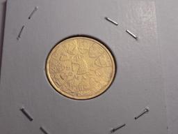 gold coin Romania 20 lei x .1895 troy oz pure gold gem bu unc beauty bullion gold