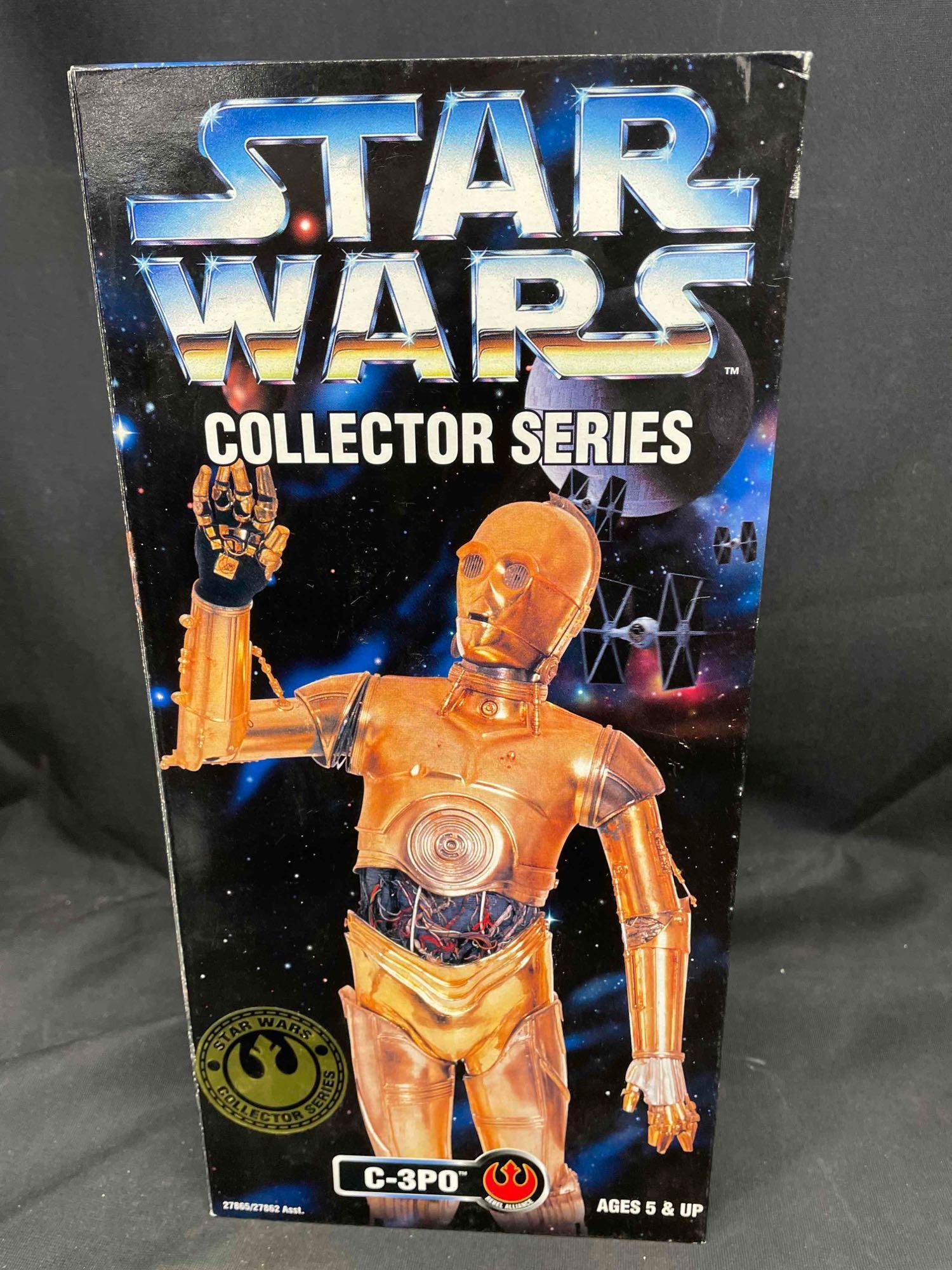C-3P0 Collector Series 1997 and Death Star Droid POTJ 2001