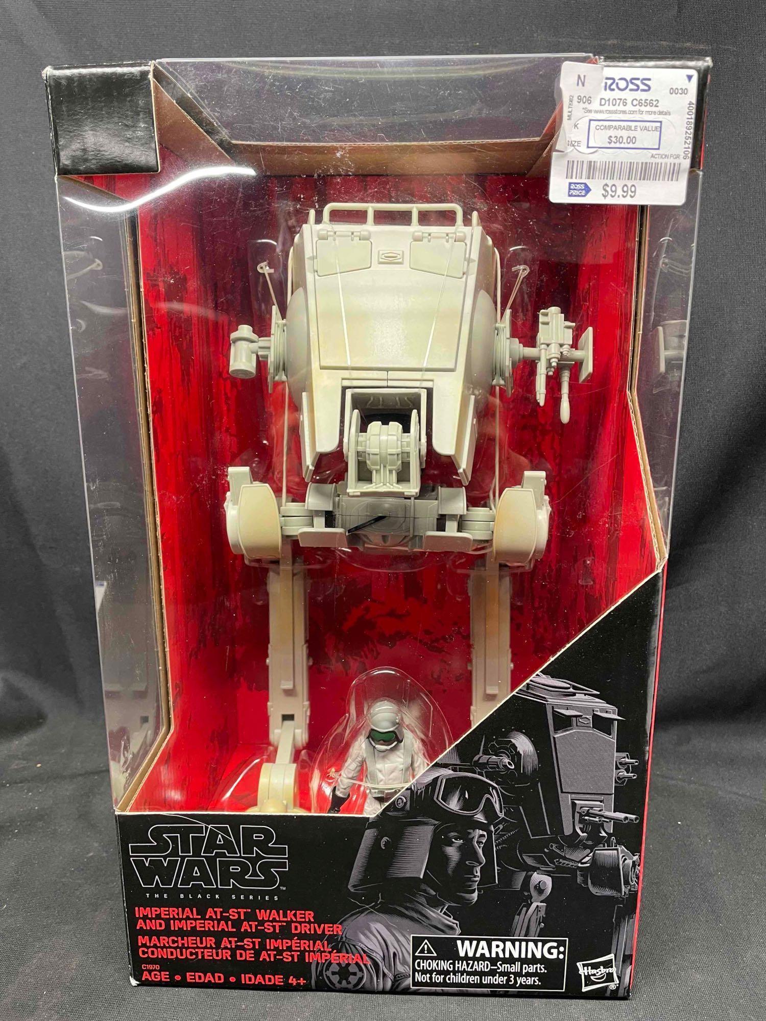 Imperial AT-ST Walker Star Wars Black Series.