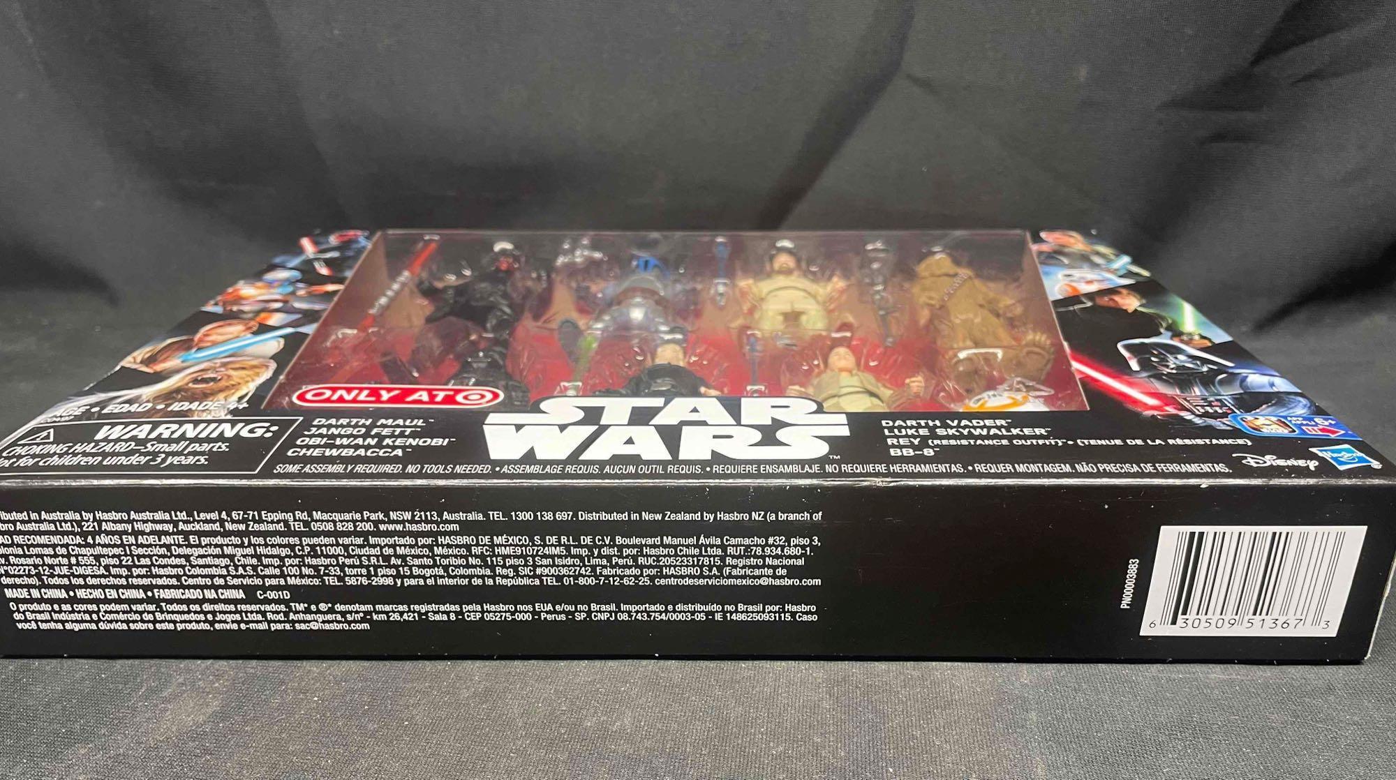 2016 Star Wars Saga 8 Figure Pack 3.75in Scale Target Exclusive Retired Set