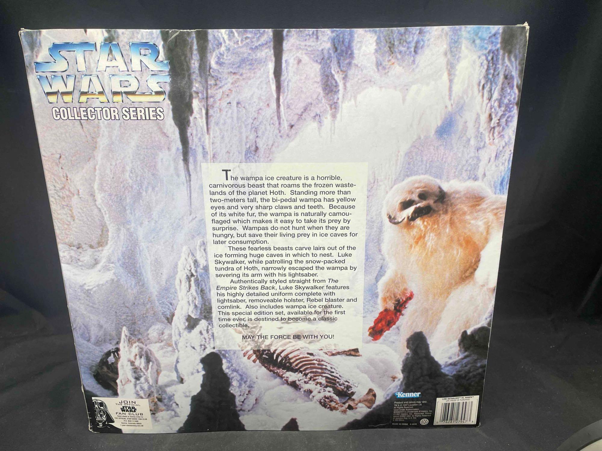 Wampa and Luke Skywalker Hoth Gear 12 inch Action Figures Collector Series