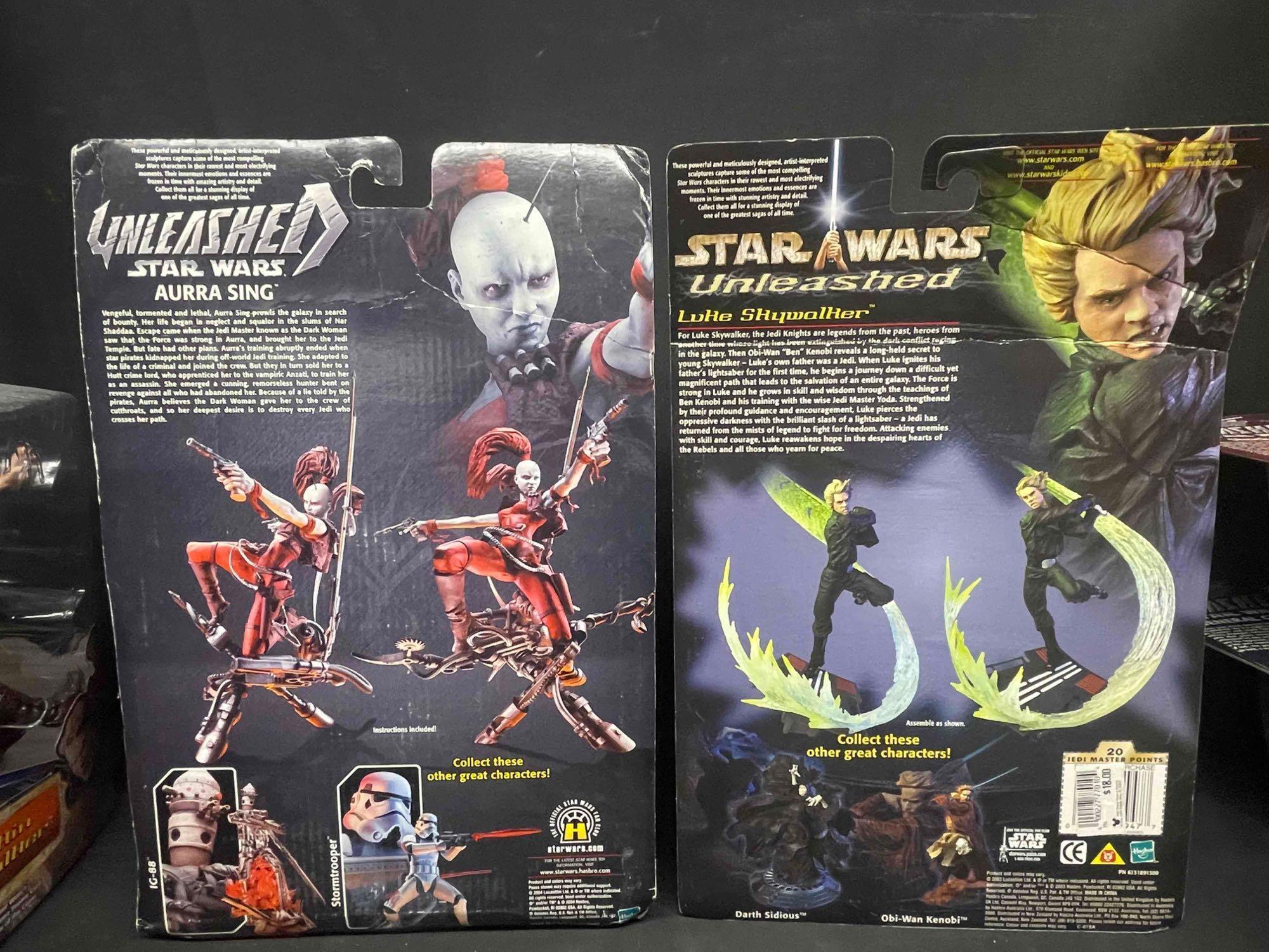 Star Wars Unleashed Action Figures / Statues. 2002-2005 Hasbro