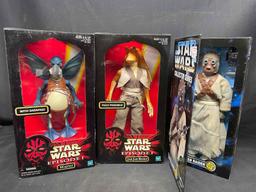 Tusken Raider, Watto, Jar Jar Binks 12 Inch Action Figures.