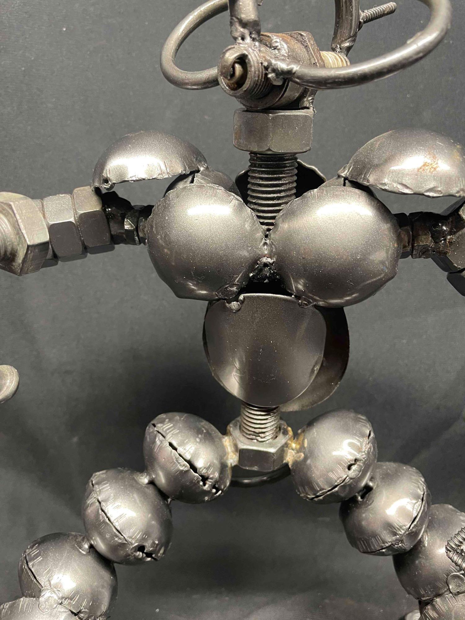 Nuts n Bolts Metal Sculpture. Alien Monster Robot New Modern Art