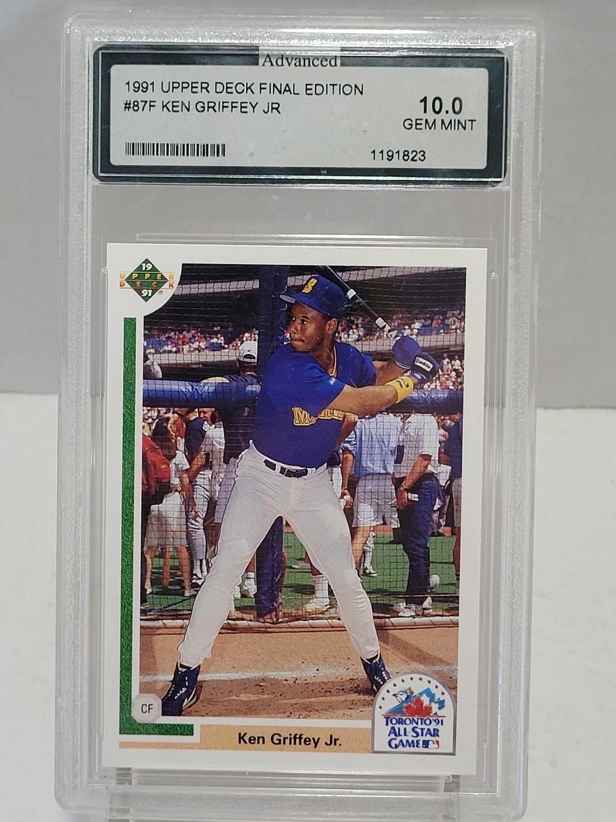 1991 Upper Deck Final Edition Ken Griffey Jr Gem Mt 10