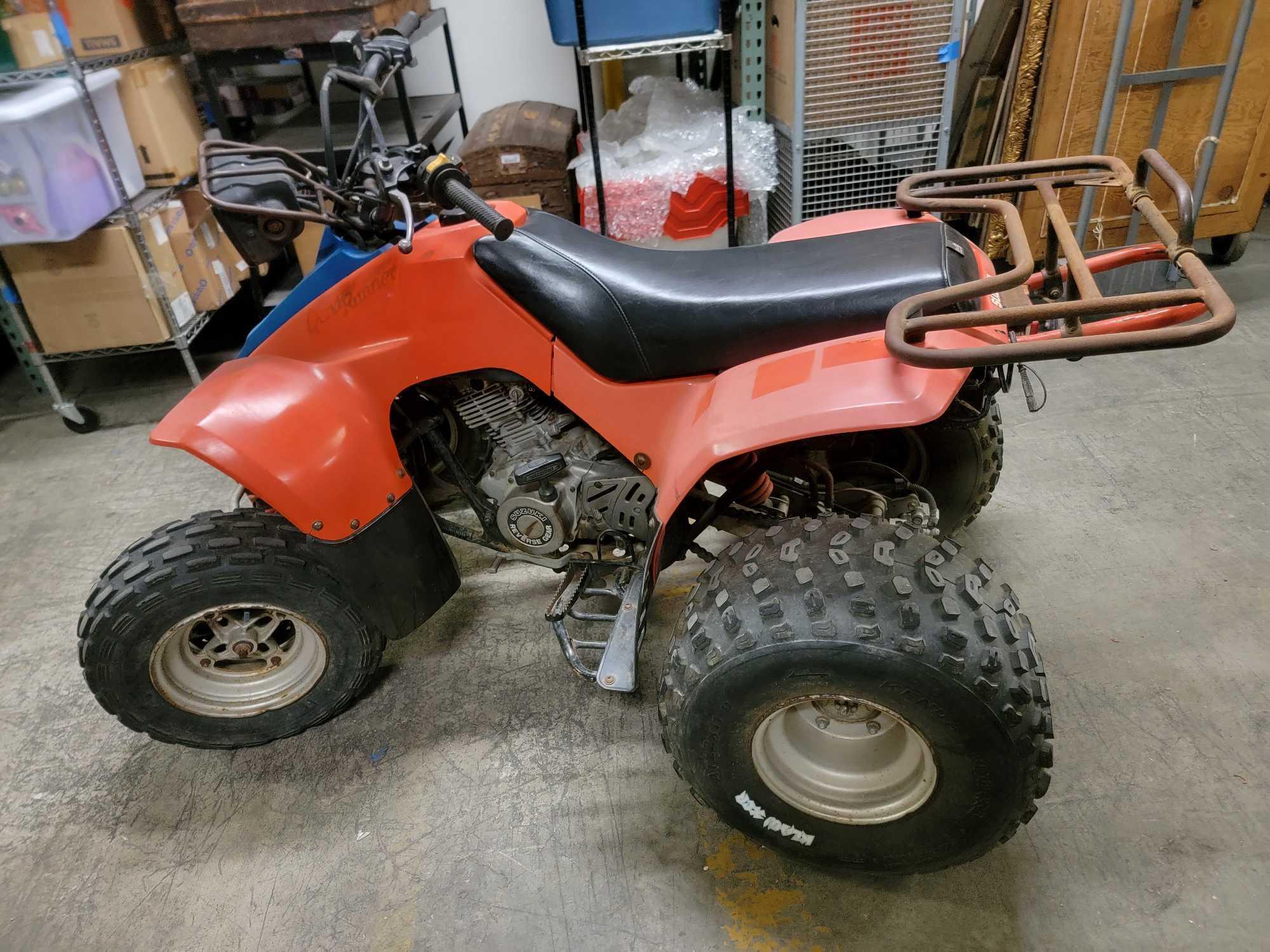 92 Suzuki 250cc QuadRunner Four Wheeler