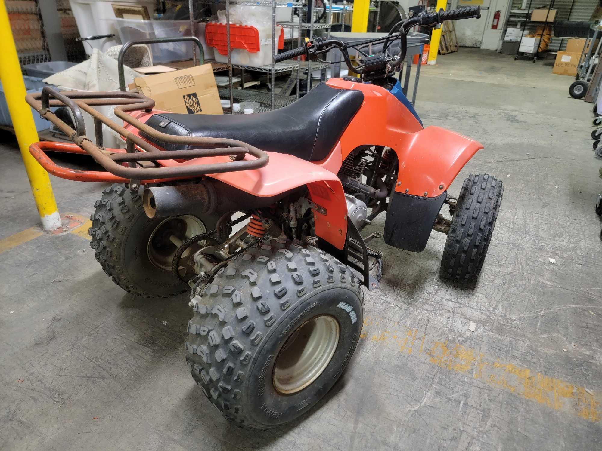 92 Suzuki 250cc QuadRunner Four Wheeler