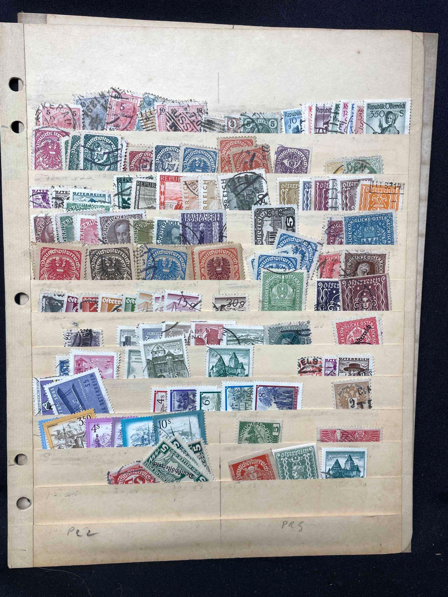 Lot of Mixed Collectors Stamps. Bulgaria, Albania, Ukrainian, more